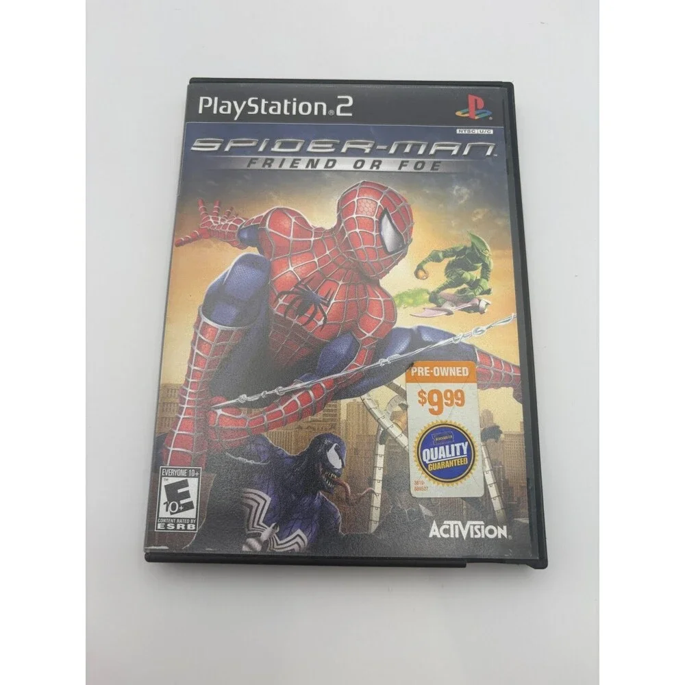 Spider-Man: Friend or Foe Sony PlayStation 2, 2007 No Manual PS2 Activision